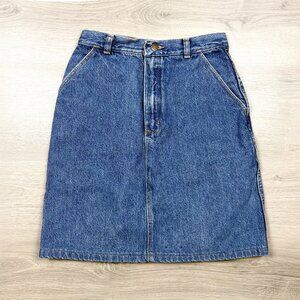 Wrangler Womens Vintage Denim Mini Skirt Blue Size 27 Y2K